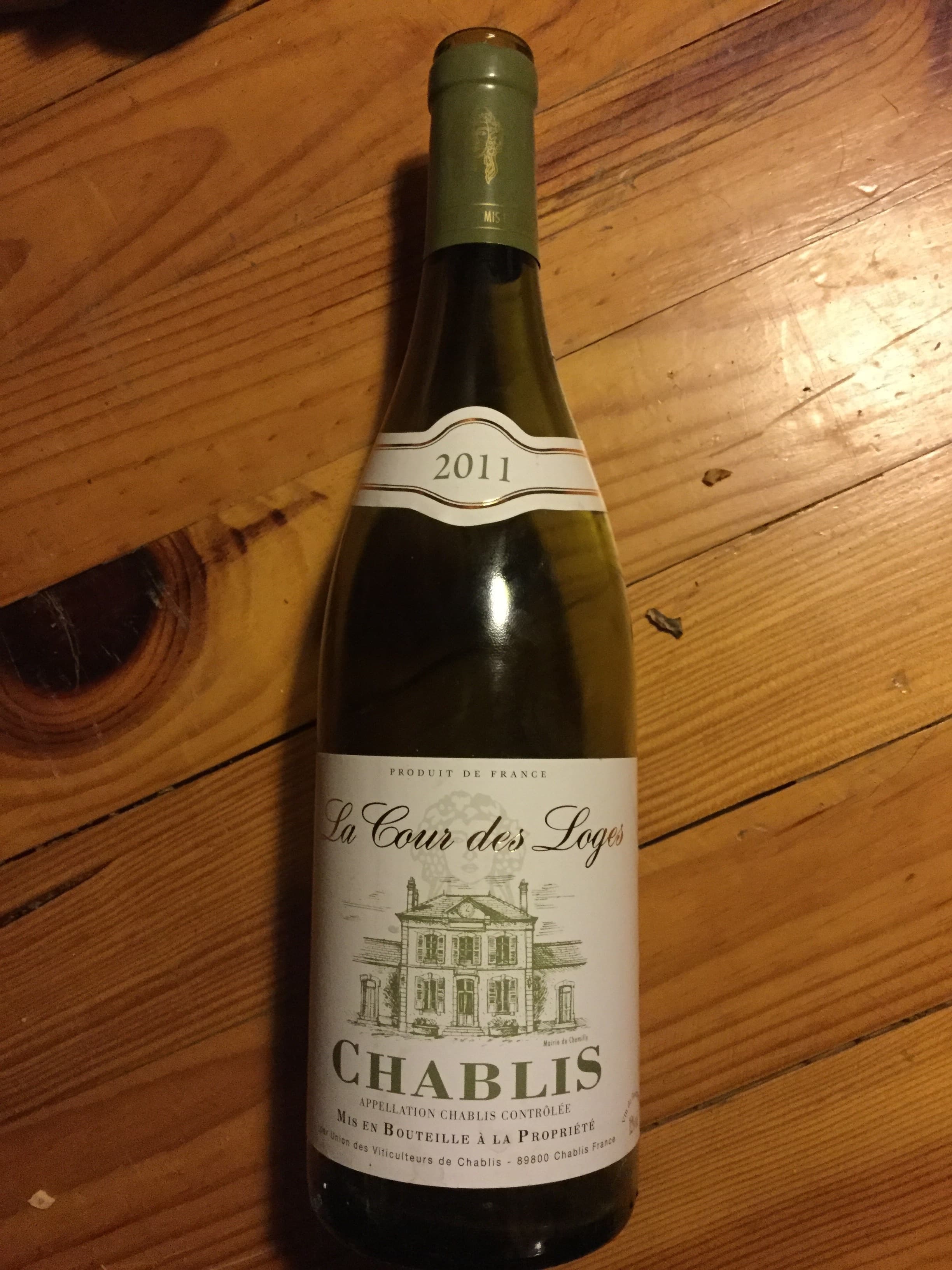 La Cour des Loges Chablis 2011 packshot