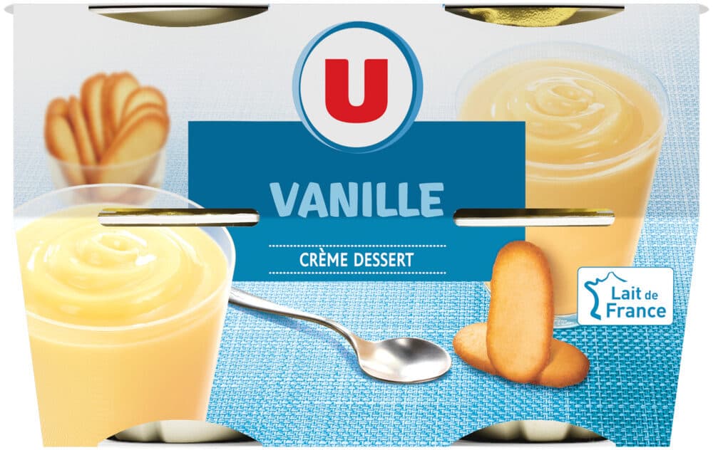 U Crème dessert à la vanille packshot