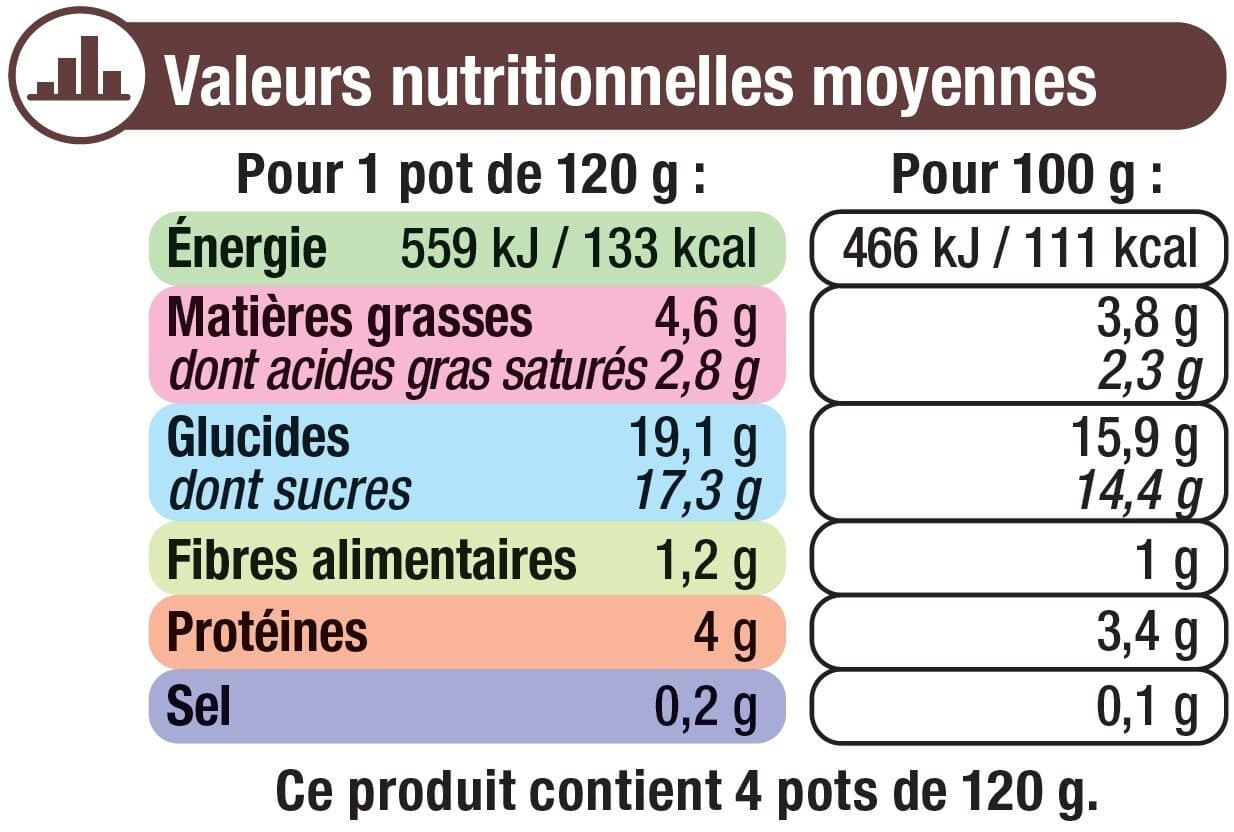 U Crème dessert saveur chocolat packshot