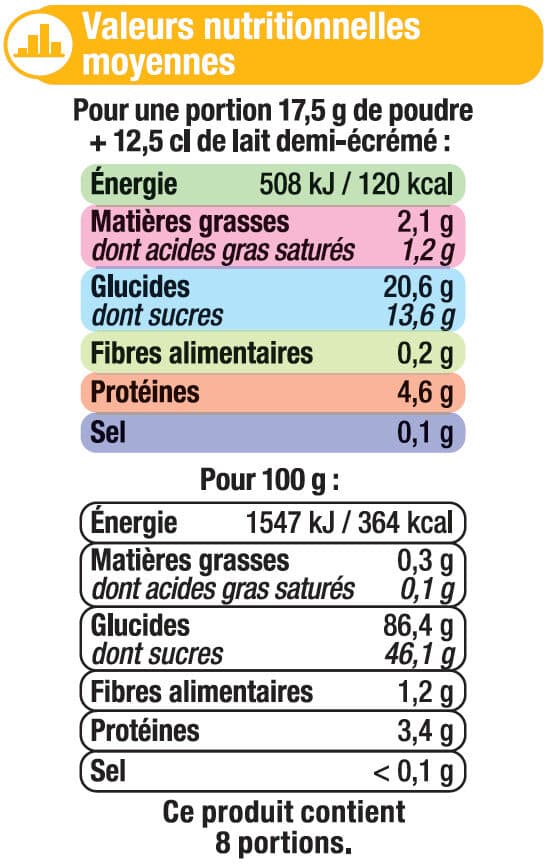 U Préparation pour gâteau de riz boîte de 1 dose packshot