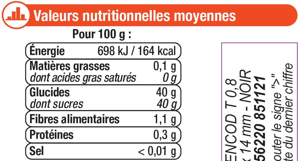 U Marmelade d'orange allégée pot de 335g packshot