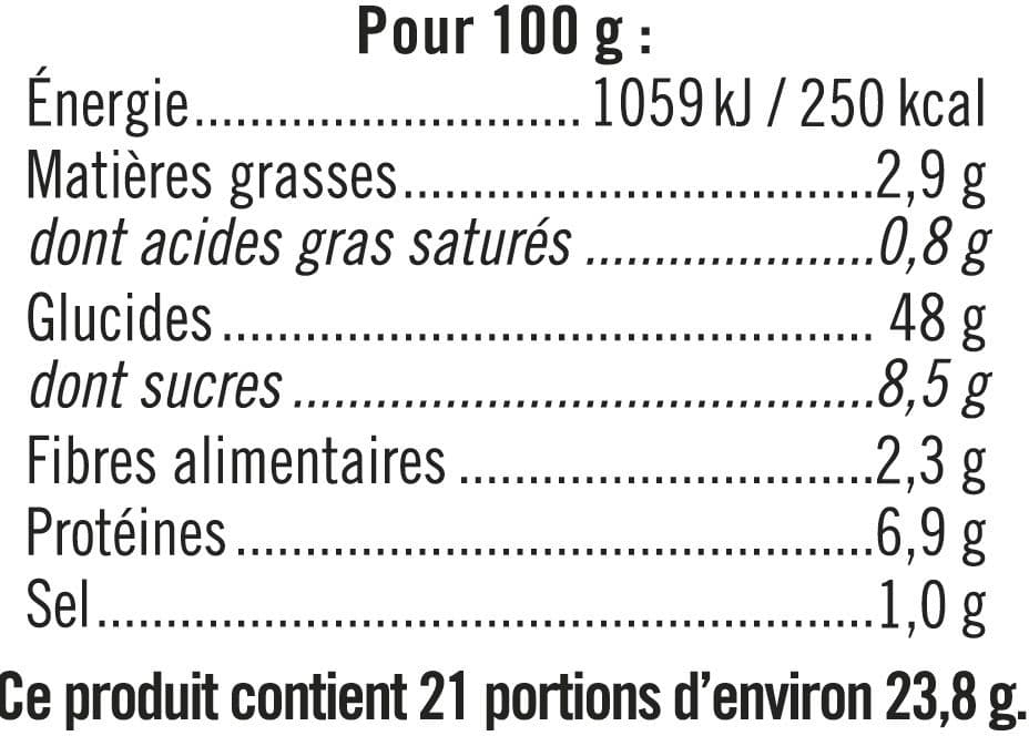 U Pain de mie sans croûte Pur Mie nature 500g packshot
