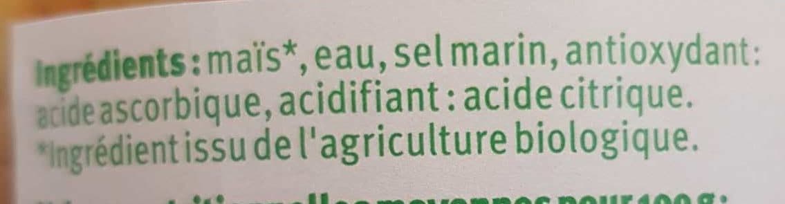 U Maïs doux en grain packshot