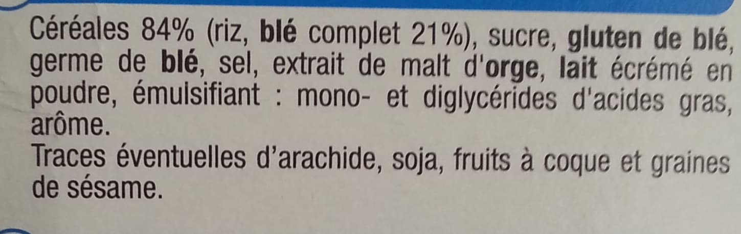 U Petales de riz et de blé complet Nature packshot