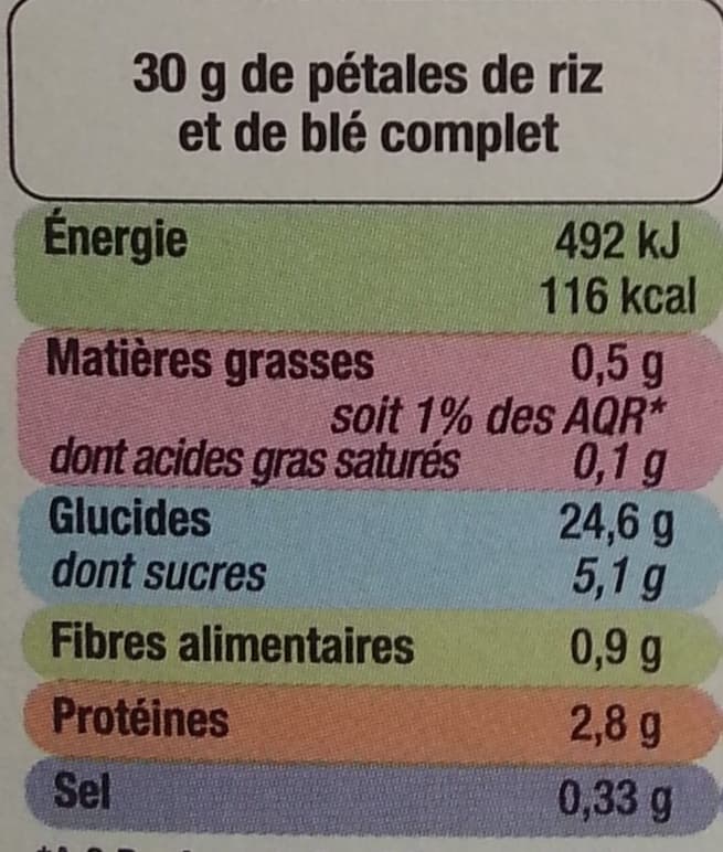U Petales de riz et de blé complet Nature packshot