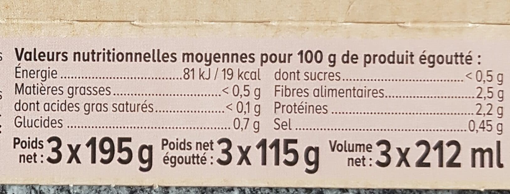 U Champignons de Paris pieds & morceaux - 3 boîtes de 115g packshot