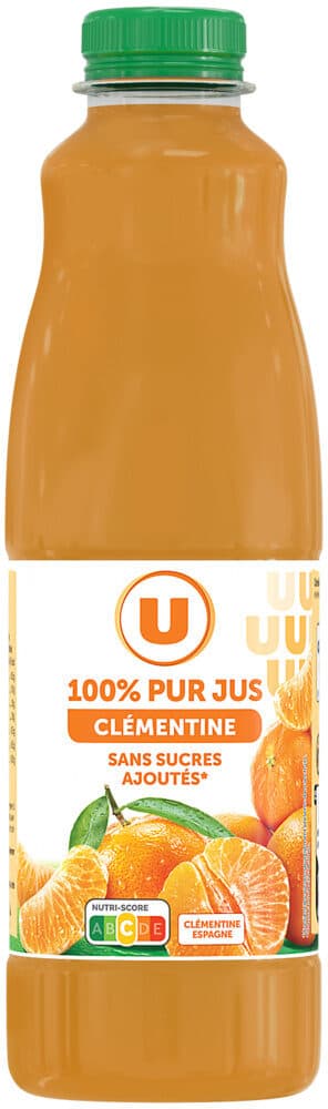 U Pur jus de clémentine 1l packshot