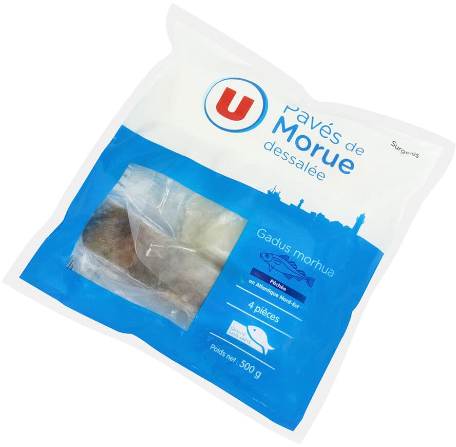 U Pavés de morue déssalée packshot