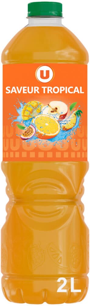 U Boisson aux jus de fruits ABC aromatisée TROPICAL, 2l packshot