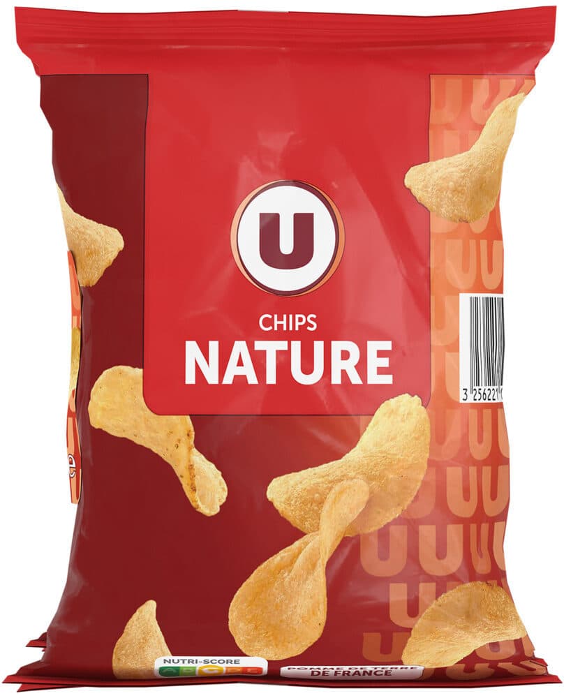 U Chips nature multipack 6x30g easypack packshot