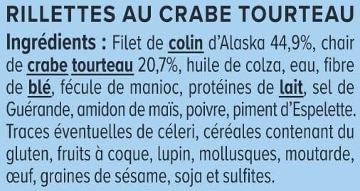 U Rillettes de crabe 150g packshot