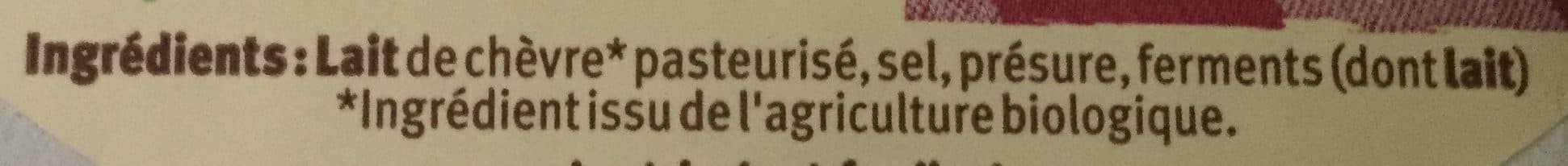 U Fromage de chèvre lait pasteurisé 19,8% de matière grasse Bio packshot