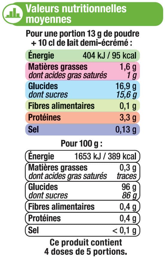 U Les entremets préparation pour flan praliné 4 doses, 260g packshot