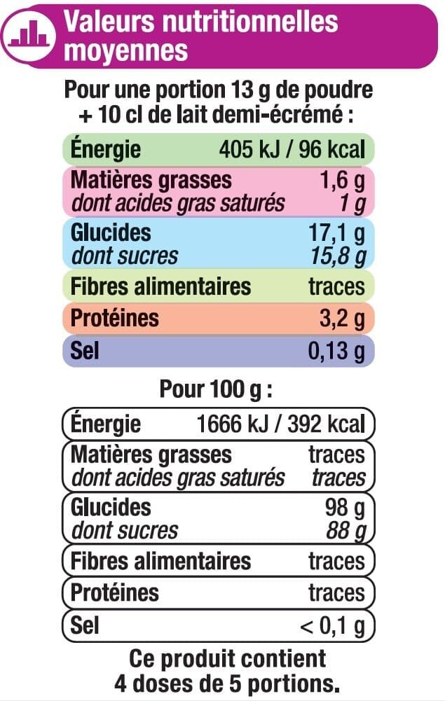 U Les entremets préparation pour flan pistache 4 doses, 260g packshot