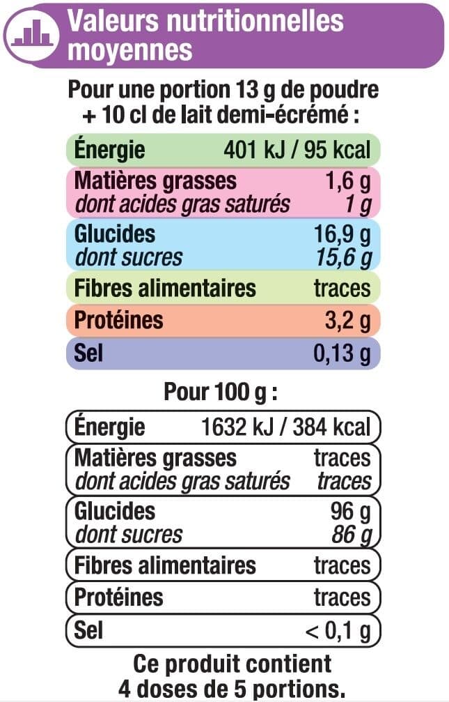 U Les entremets préparation pour flan caramel 4 doses, 260g packshot