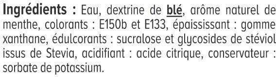 U Boisson concentrée à diluer à la menthe sans sucres bouteille de 75cl packshot