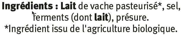 U Fromage crèmeux au lait pasteurisé 25%MG - 180g packshot
