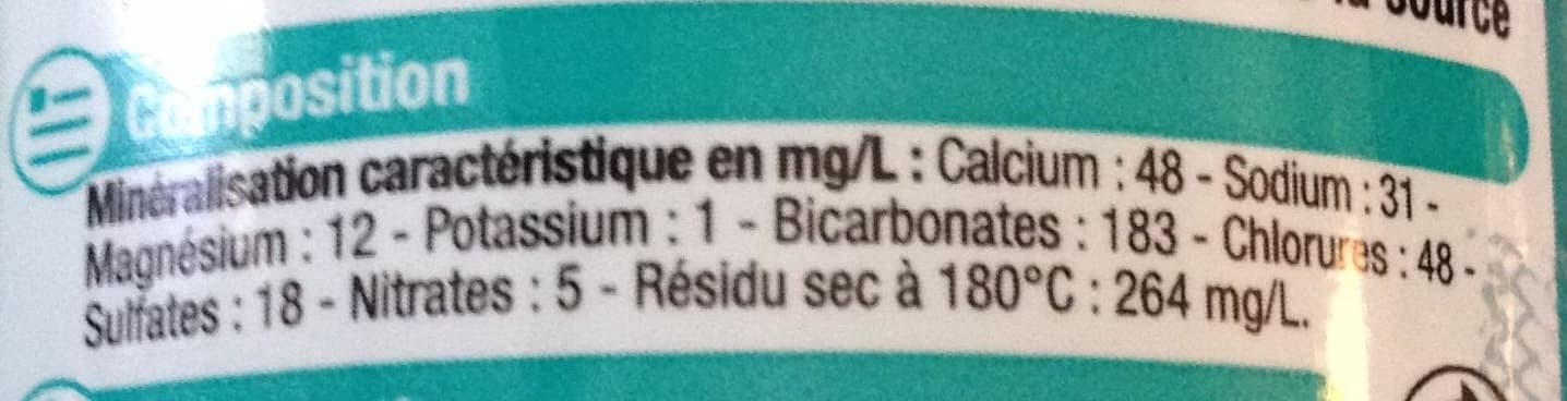 U Eau pétillante packshot