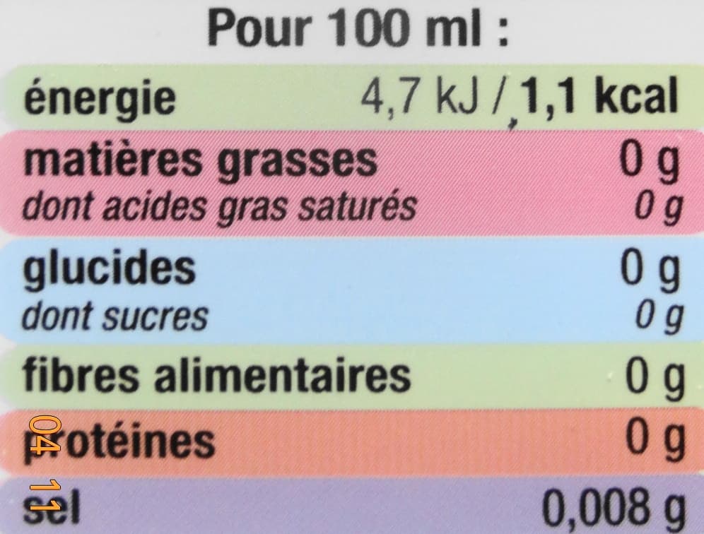 U Pétillante, saveur citon-citon vert packshot
