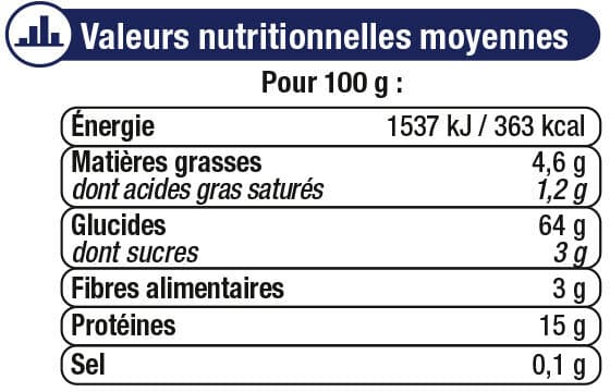 U Torsades IGP d'Alsace aux oeufs packshot