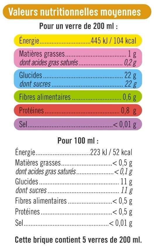 U Pur jus réfrigéré d'ananas 1l packshot