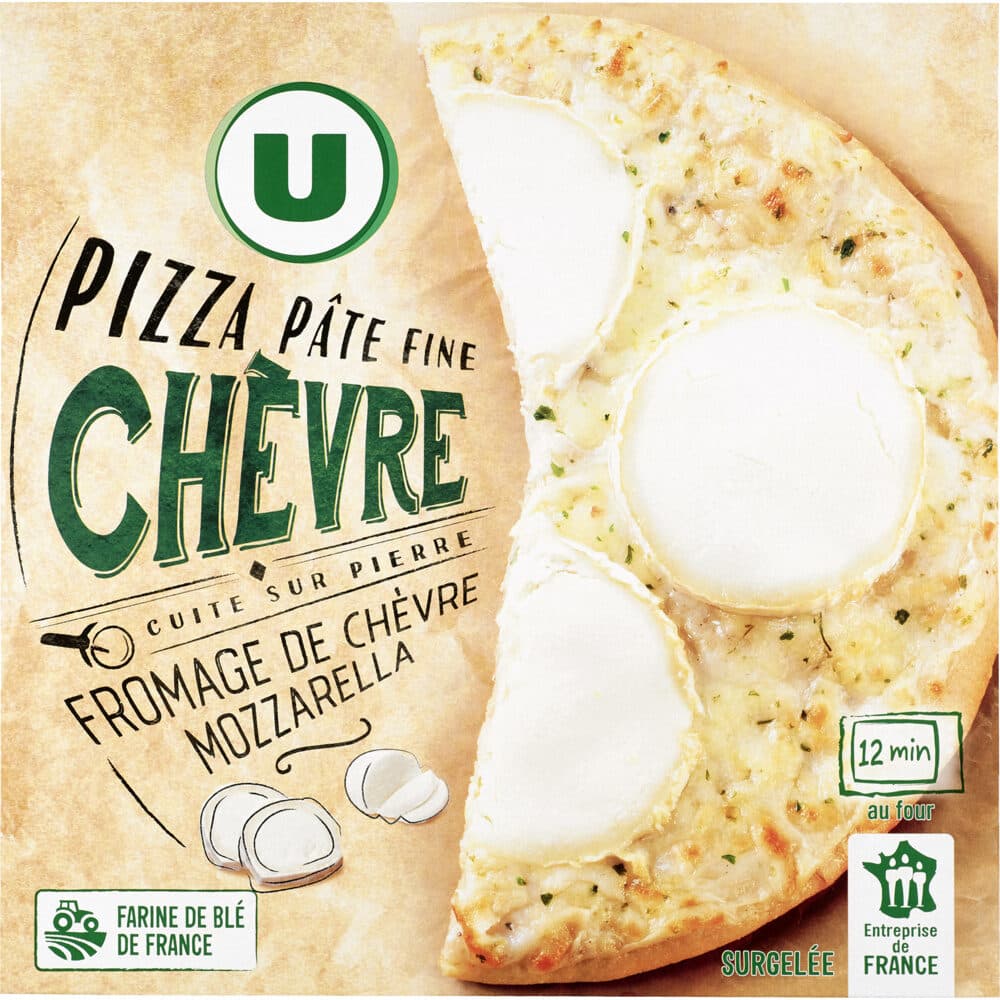 U Pizza au chèvre 320g packshot