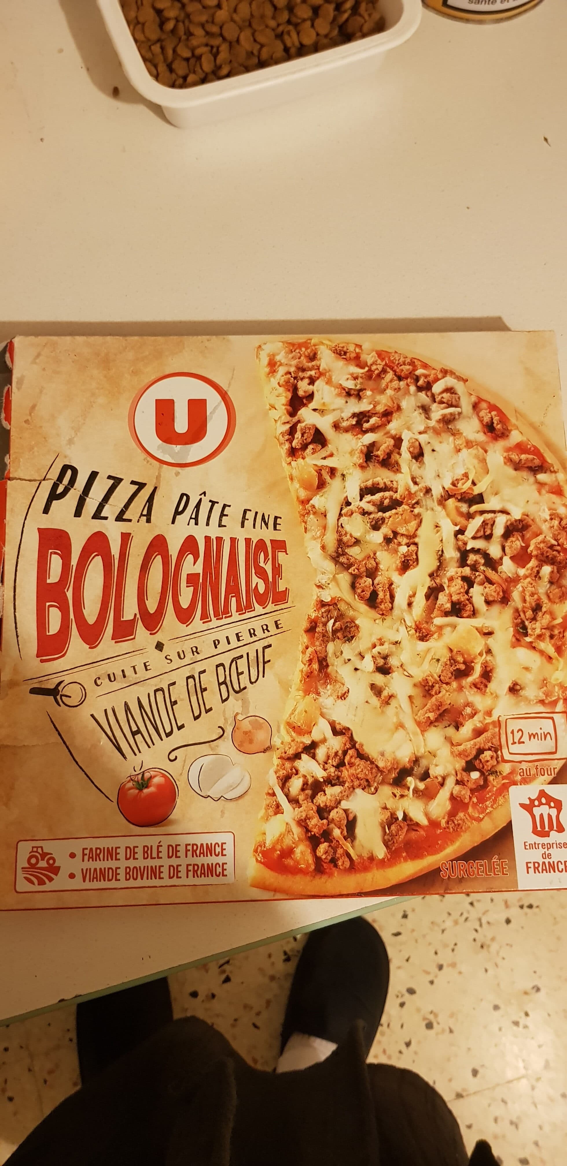 U Pizza bolognaise 330g packshot