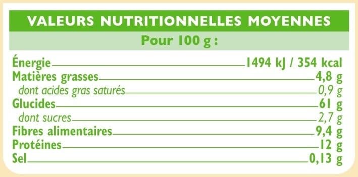 U Préparation pour pain aux graines et aux céréales packshot