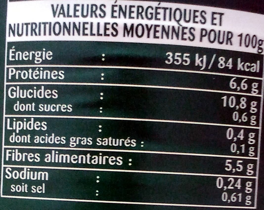 U Haricots Blancs Cuisinés packshot