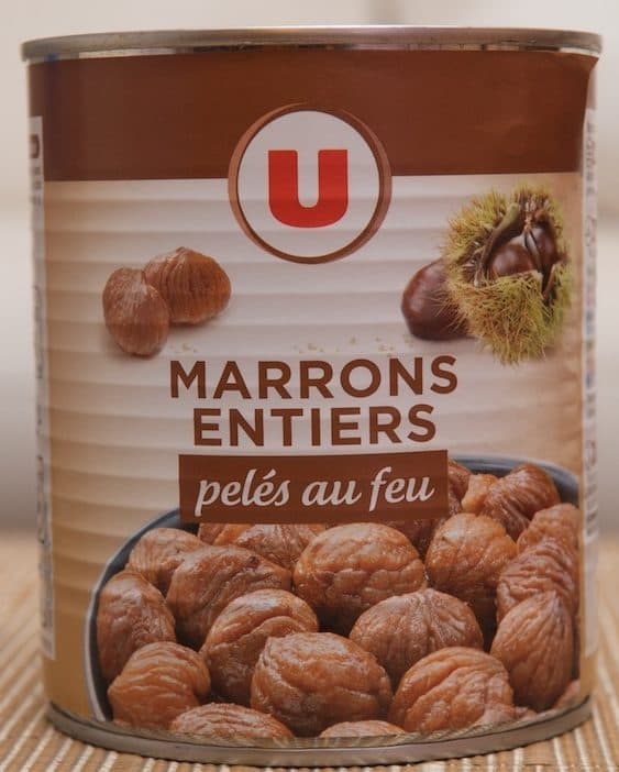 U Marrons entiers packshot
