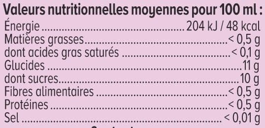 U Pur jus de fruits exotiques 4 bouteilles de 20cl packshot