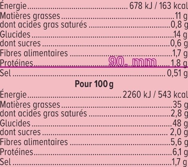 U Chips à l'ancienne saveur jambon fumé sachet de 135g packshot