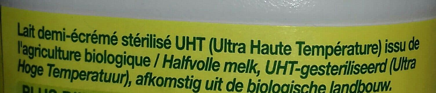 U Lait UHT demi écrémé 6x50cl packshot