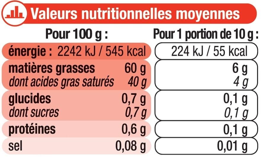 U Beurre Doux Ma Prairie 60%MG packshot