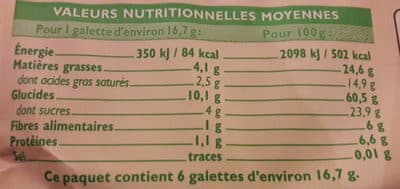 U Galette de riz au chocolat noir packshot