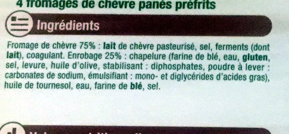 U Chèvre à dorer packshot