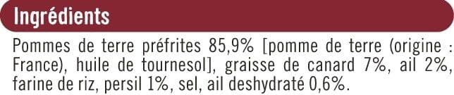 U Pommes de terre à la sarladaise 600g packshot