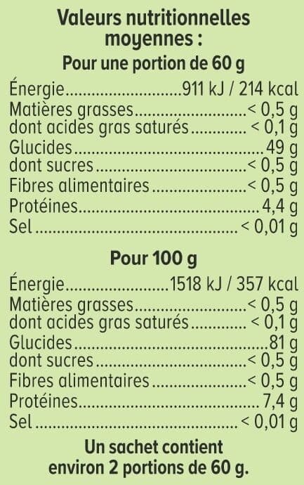 U Riz long grain étuvé 10 minutes 4 sachets cuisson de 125g, 500g packshot
