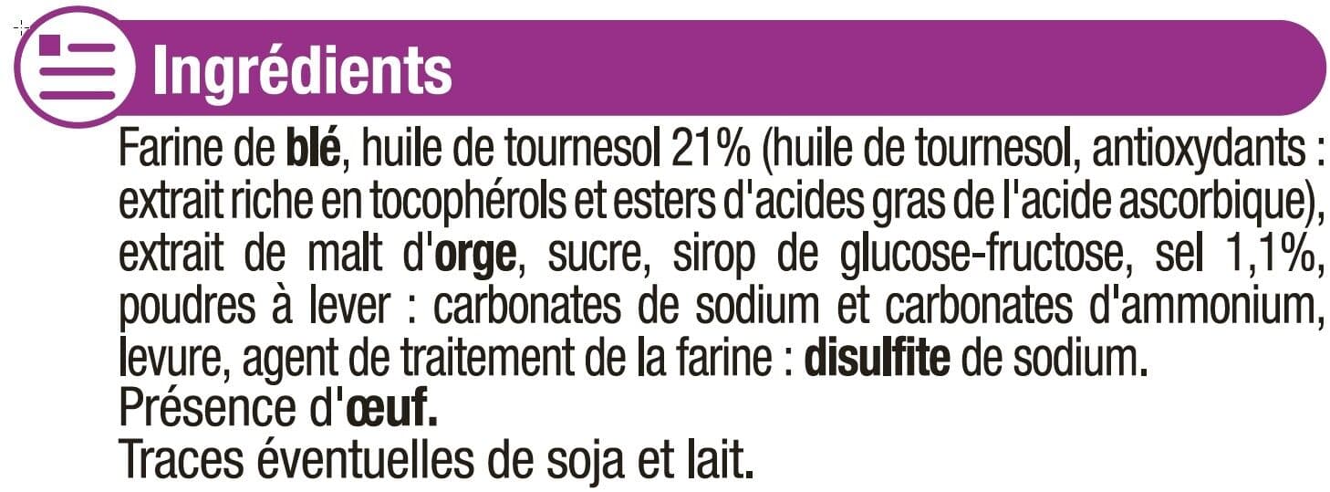 U Crackers salés 3 paquets de 100g packshot