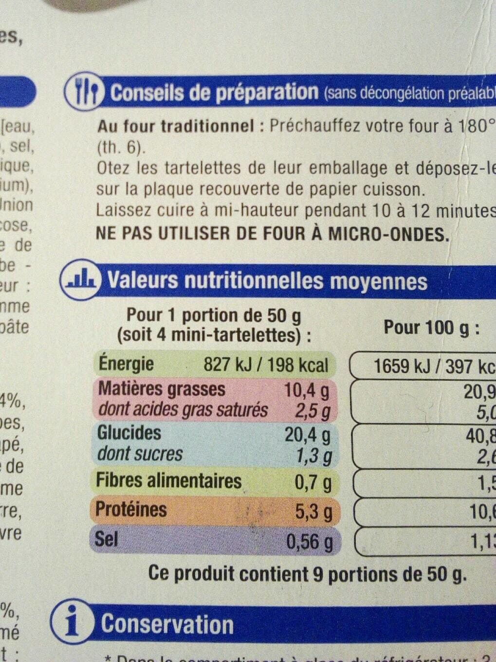 U Mini tartelettes packshot
