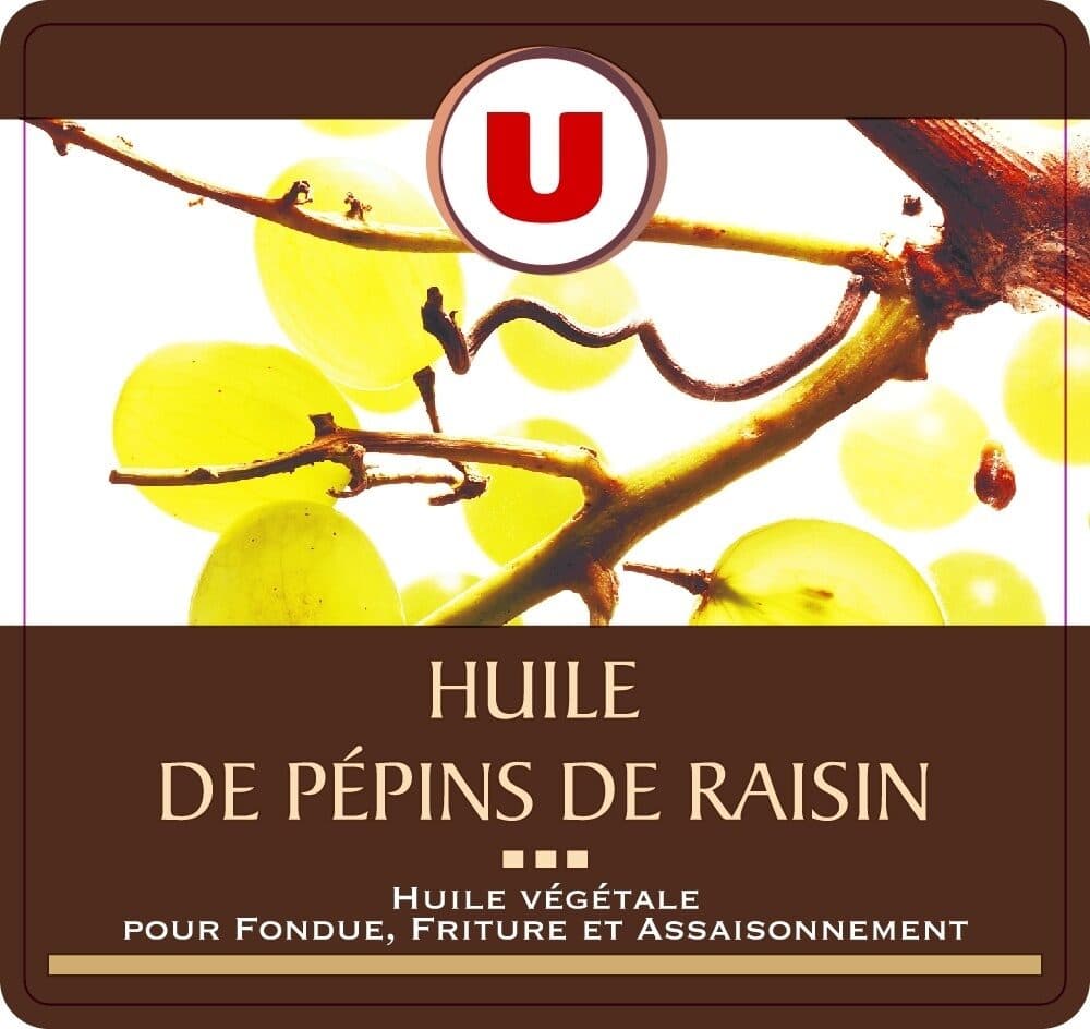 U Huile de pépins de raisin packshot