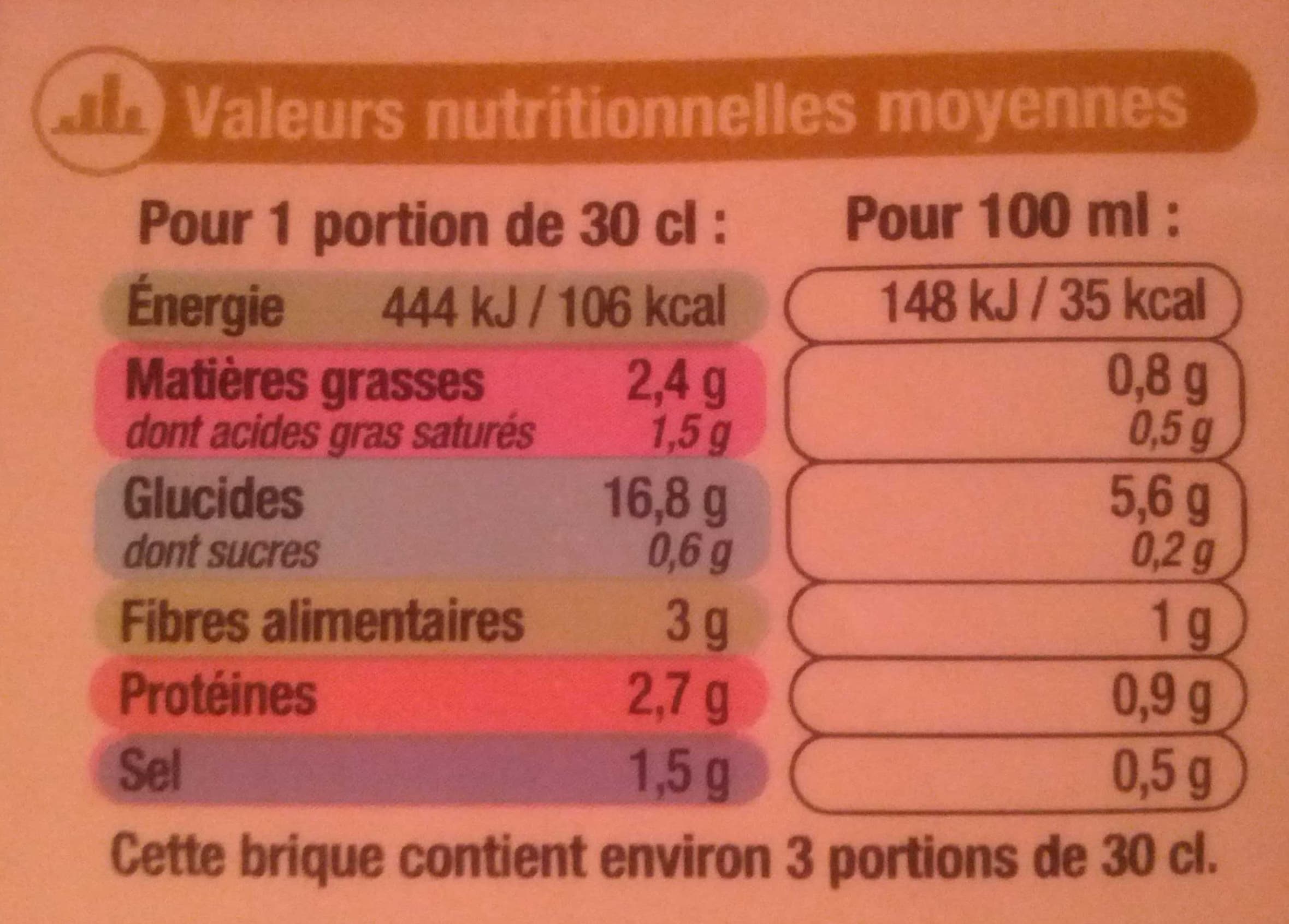 U Velouté de légumes variés packshot