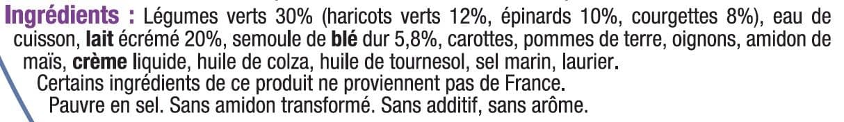 U Bols soir légumes verts semoule packshot