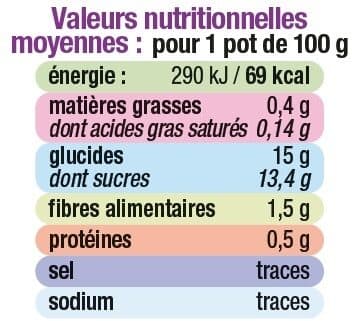 U Pots pour bébé dessert pomme multifruits packshot