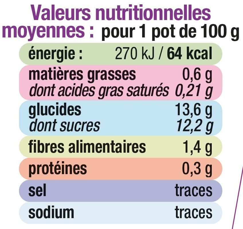 U Petits pots dessert à la pomme packshot
