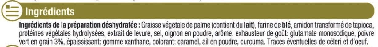 U Sauce déshydratée Poivre Vert packshot