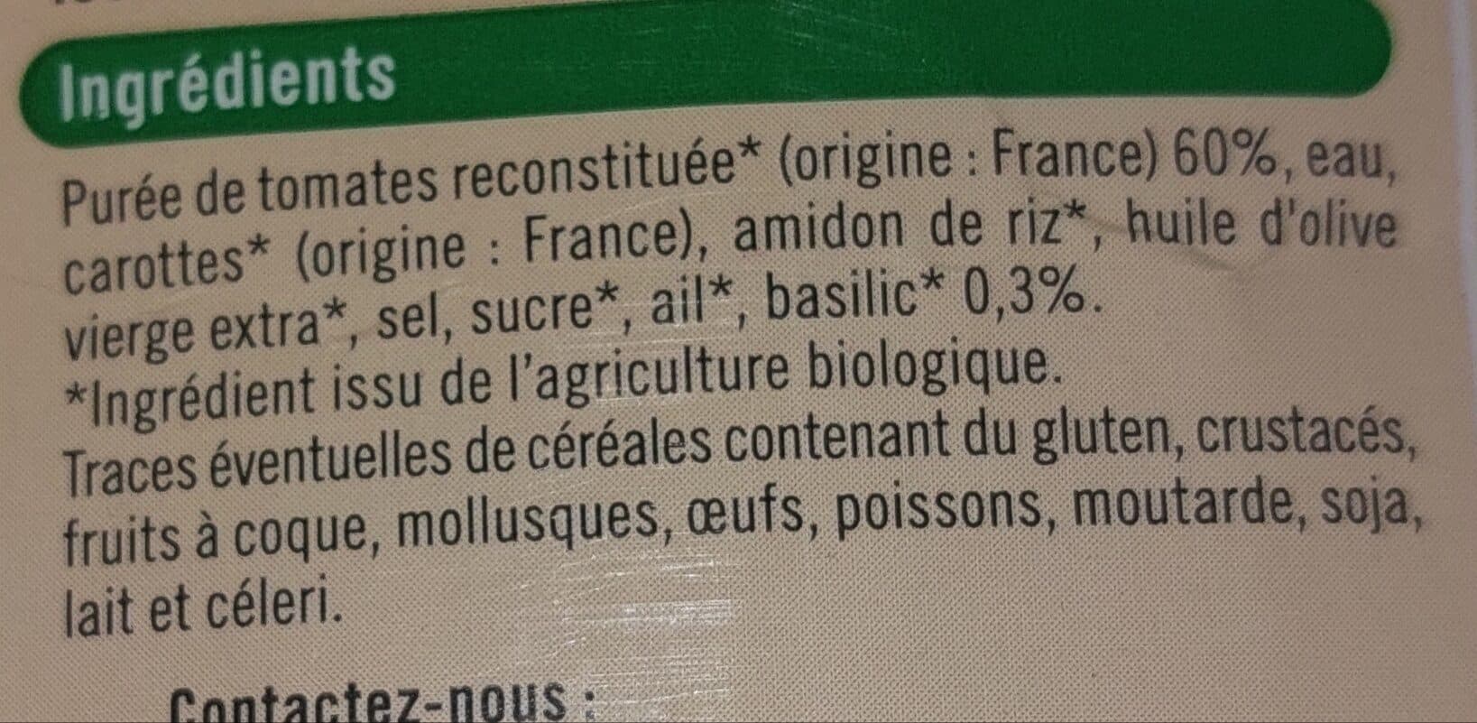 U Soupe Velouté tomates et basilic 100cl packshot