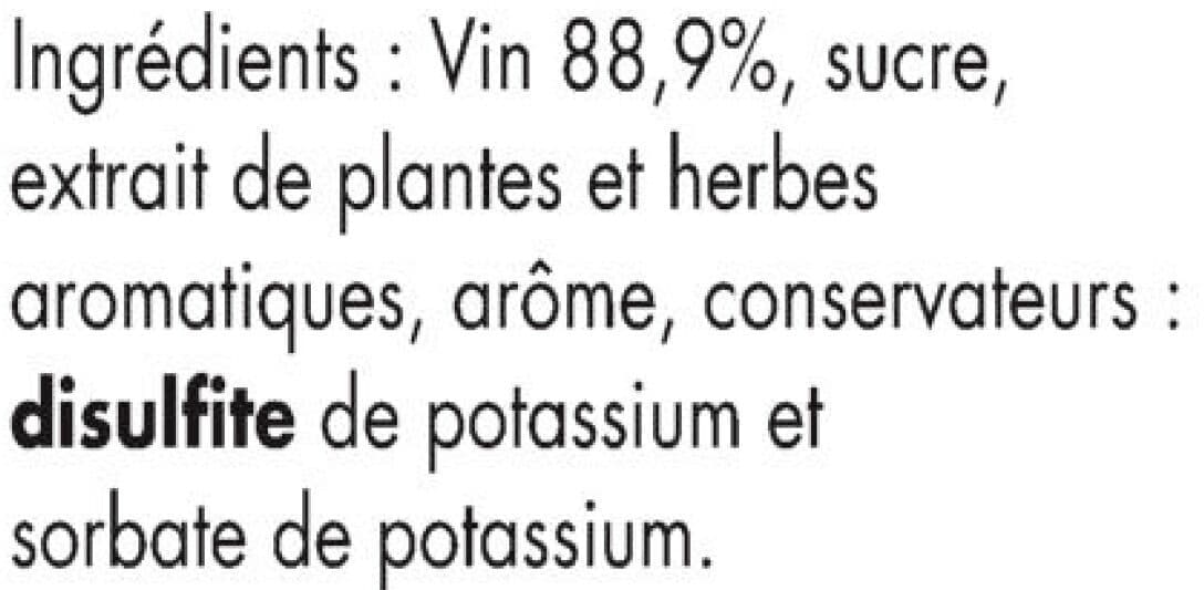U Boisson aromatisée à base de vin bianco Lorenzini, 14,4°, 1L packshot