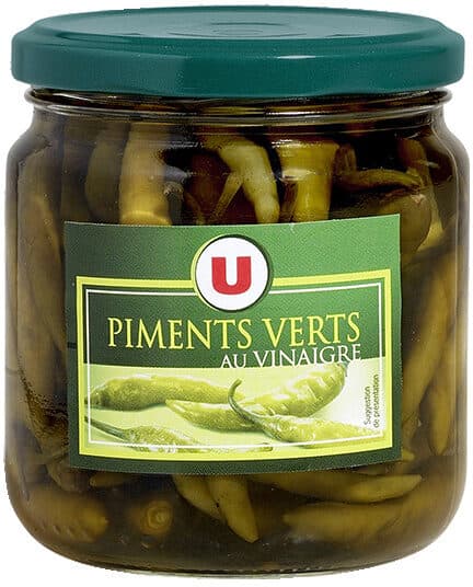 U Piments verts au vinaigre packshot