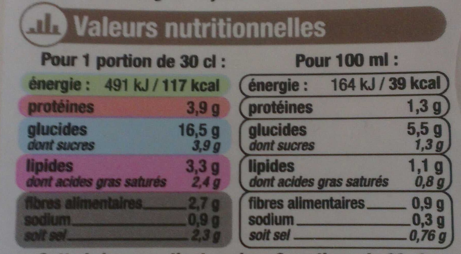 U Fondue de Poireaux Noix de St-Jacques packshot